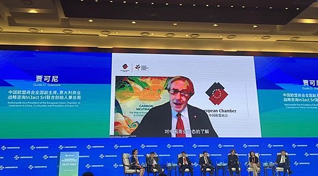 European Chamber VP Guido spoke at China-Europe Qingdao Forum on Sustainable Development and 2022 International Health and Environment Industry Development Forum